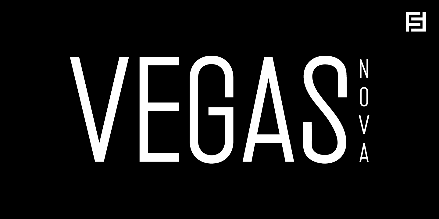 Przykładowa czcionka Vegas Nova #1